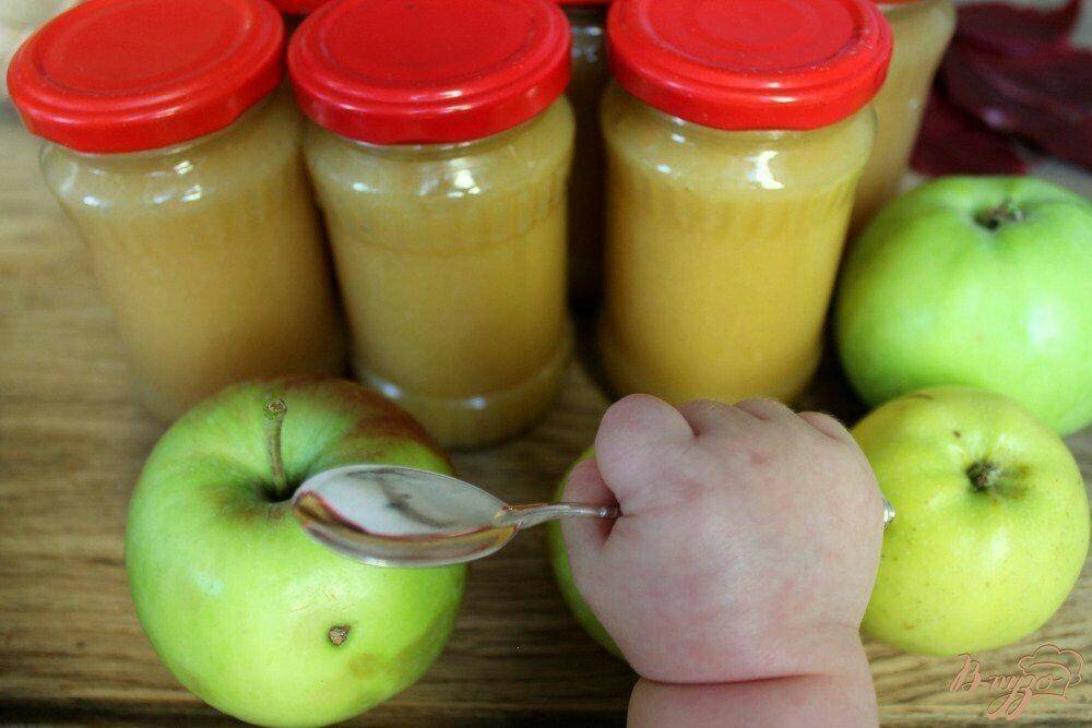 Яблочное пюре для грудничка из свежих яблок своими руками: как приготовить (рецепт)
