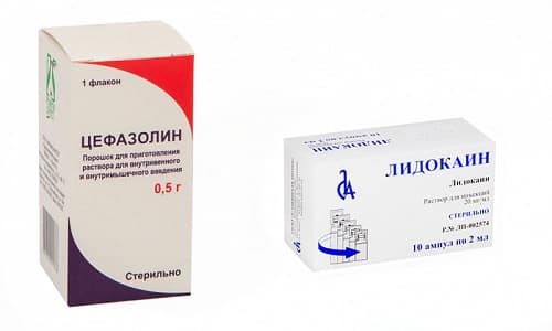 Цефазолин порошок для приготовления раствора для в/в и в/м введения 1,0 г