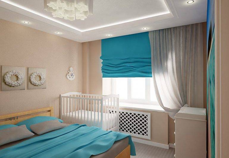 Спальня с детской кроваткой — фото примеры и рекомендации оформления