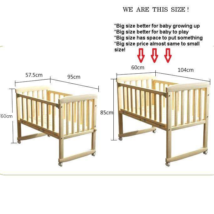 Параметры и описание детских кроваток для новорожденных