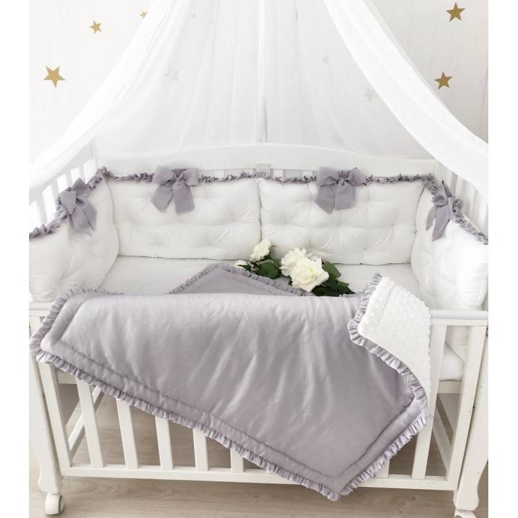 Постельное бельё для новорожденных в кроватку: размеры, советы по выбору