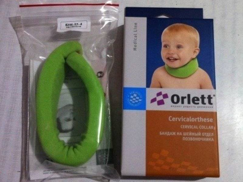 Бандаж шейный для новорожденных: модели ортопедических воротников и шин