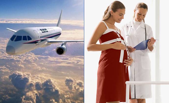 Можно ли летать на самолете на ранних сроках беременности