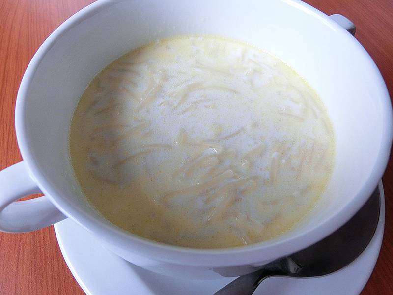 Молочный суп с вермишелью: рецепты, в том числе для ребёнка, с фото и видео