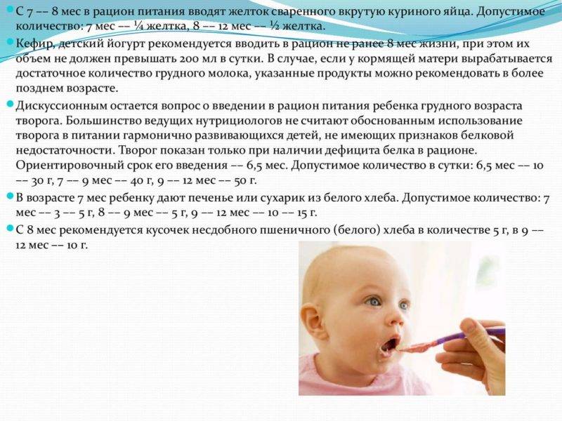 Как правильно вводить прикорм?