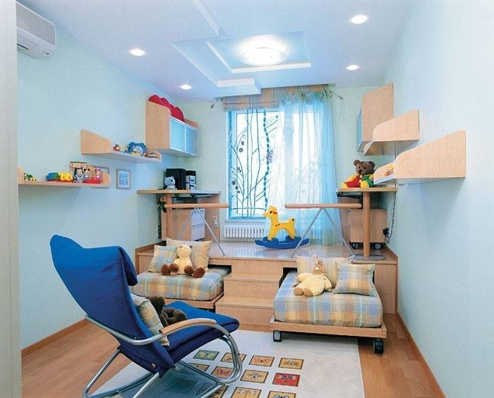 Узкая детская комната: советы по визуальному расширению детской. лучшие дизайнерские работы с узкими детскими комнатами на 105 фото!