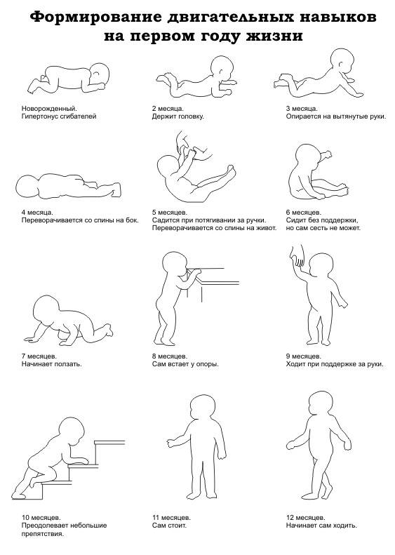 Когда ребёнок начинает держать голову? 5 упражнений для укрепления мышц шеи у новорожденных