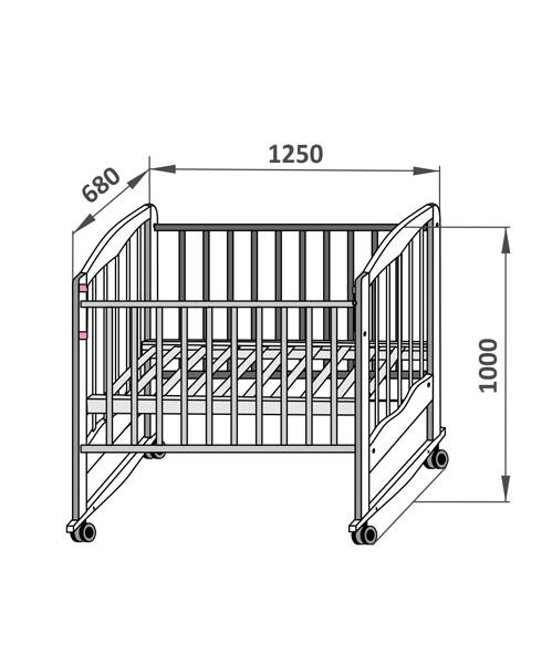 Размеры детской кроватки: стандартные габариты до 3 лет и старше