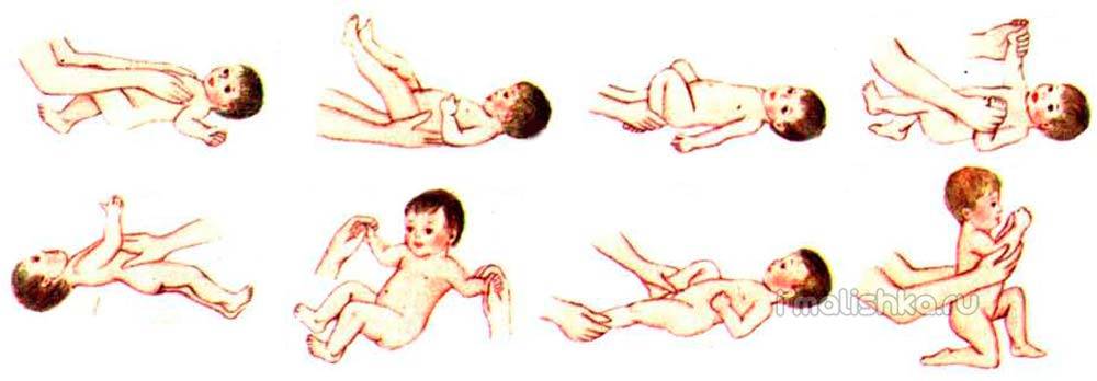 Как делать массаж ребенку 9-12 месяцев?