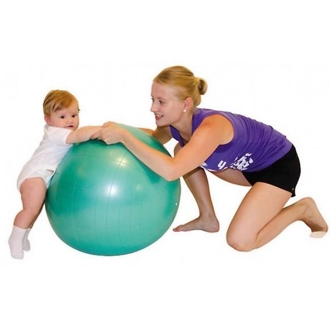 Фитбол для грудничков: польза и вред, виды упражнений и занятия по возрастам