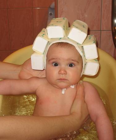 Как сшить шапочку для купания новорожденных