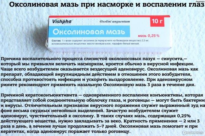 Оксолиновая мазь для новорожденных | моложе.ру