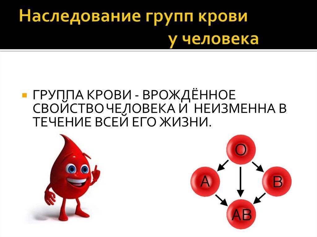 Чью группу крови наследует ребенок