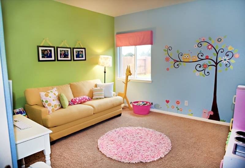 Психология цвета для детских комнат