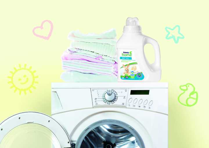 Чем стирать вещи для новорожденного в стиральной машине: средства