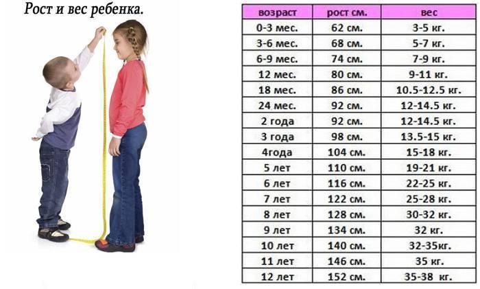 Рост и вес ребенка по месяцам: таблица для детей до года, калькулятор прибавки по развитию, а также примерный размер одежды по возрасту