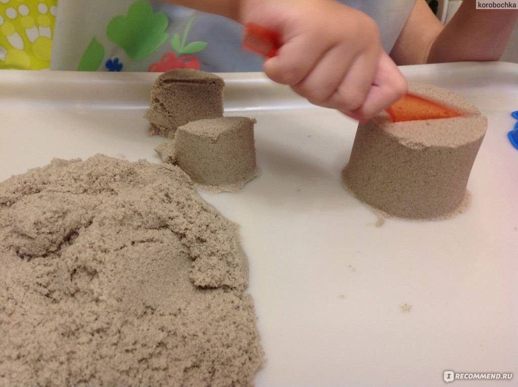 Кинетический песок своими руками в домашних условиях: как сделать, рецепты