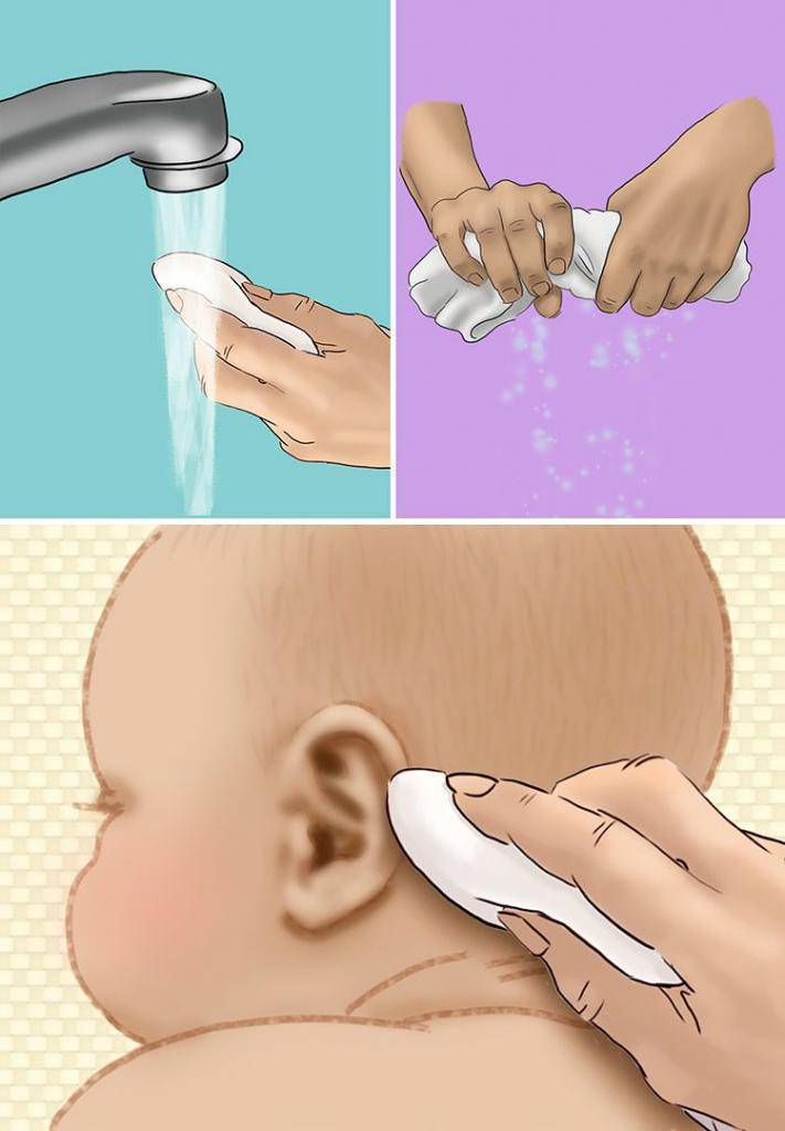 Как чистить новорожденному уши в домашних условиях