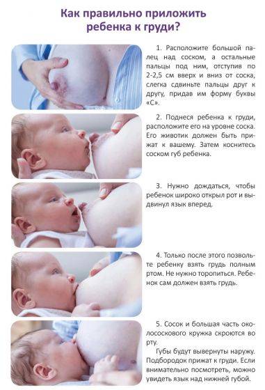 Как правильно прикладывать ребенка для кормления. позы для грудничка, правильное прикладывание к груди - medside.ru