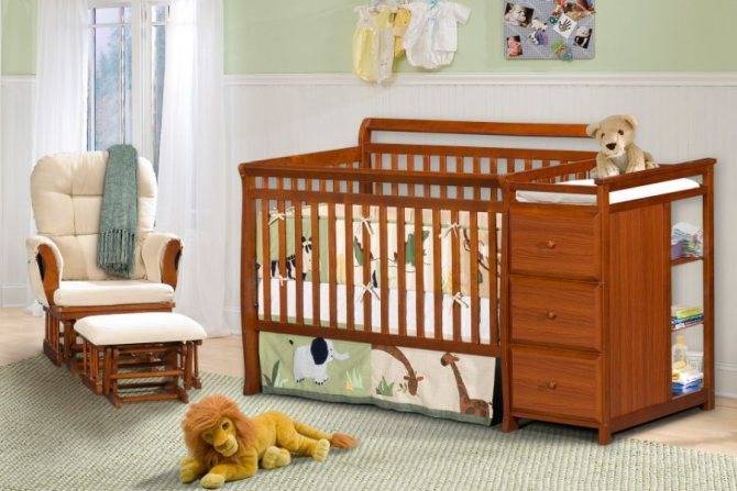 Кроватки для новорожденных – выбираем безопасную и удобную кровать для малыша (110 фото)