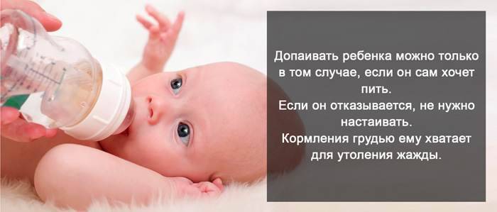 Нужно ли допаивать грудничка водой при грудном вскармливании | kaprizylya.ru