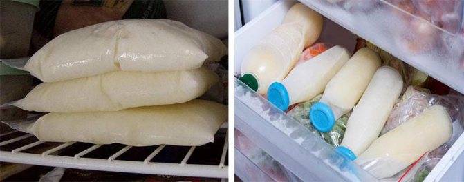 Как правильно размораживать грудное молоко из морозилки