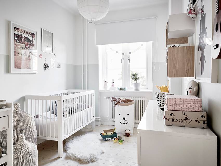 Детская в скандинавском стиле: 2 способа оформления комнаты