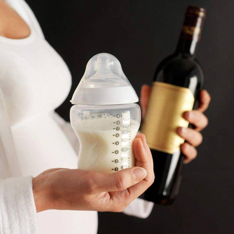 Алкоголь при грудном вскармливании: можно ли кормящей маме шампанское, вино или пиво