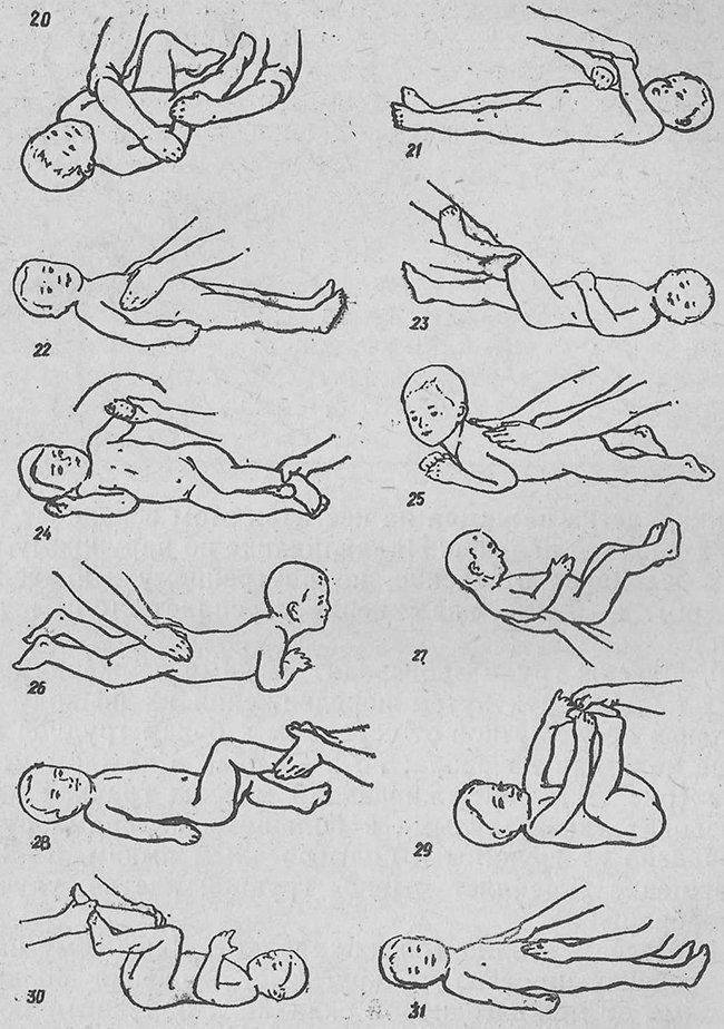Правила массажа ребенку от 3-6 месяцев