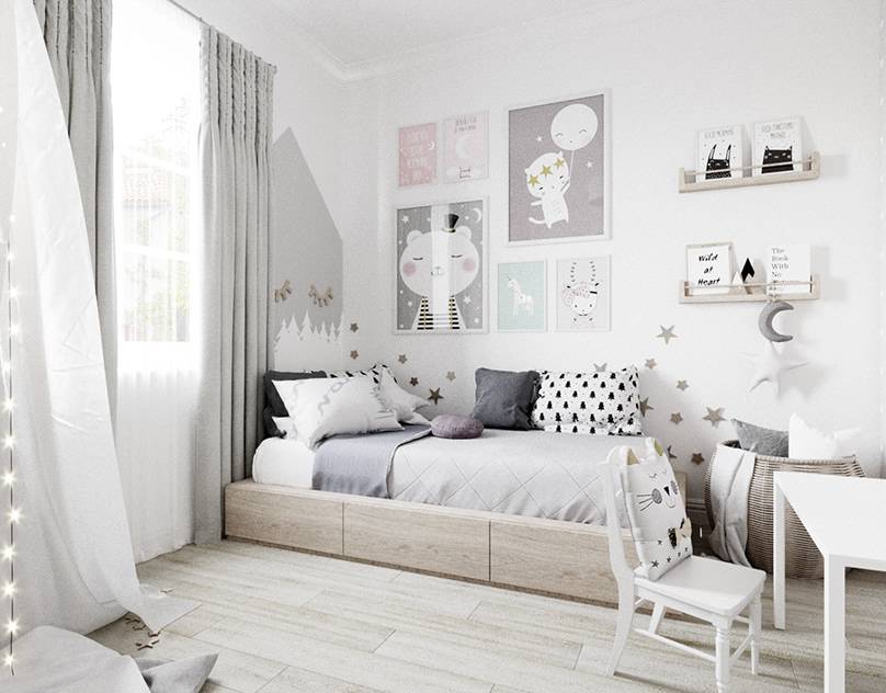 Детская комната в скандинавском стиле - правила оформления и 37 фото идей