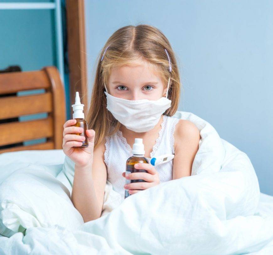 У ребенка долго не проходит насморк или кашель, что делать?