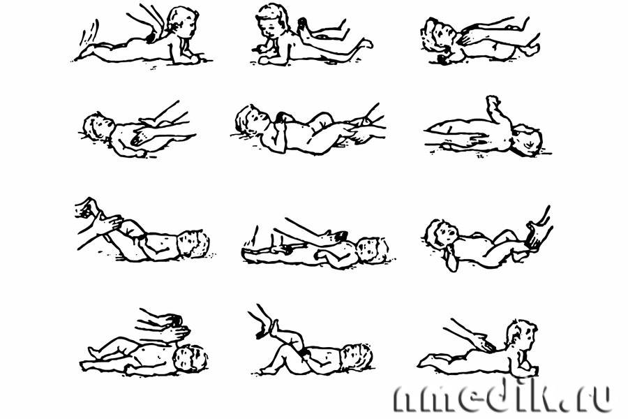 Массаж ребенку 3-4 месяца: видео, гимнастика грудничку до 5 месяцев (упражнения)