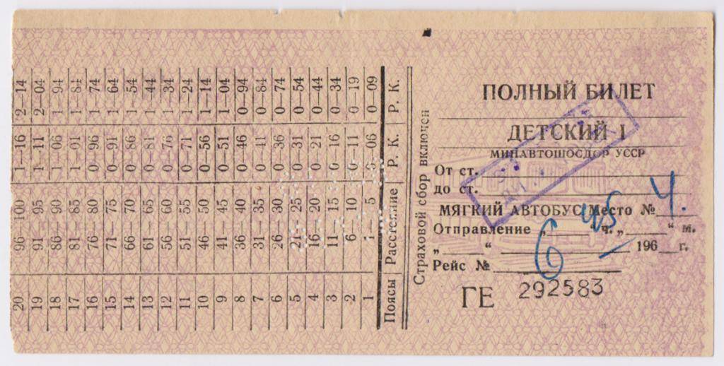 Ржд детский билет на поезд до какого возраста по россии 2020