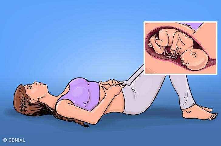 Коленно-локтевая позиция для зачатия и при беременности