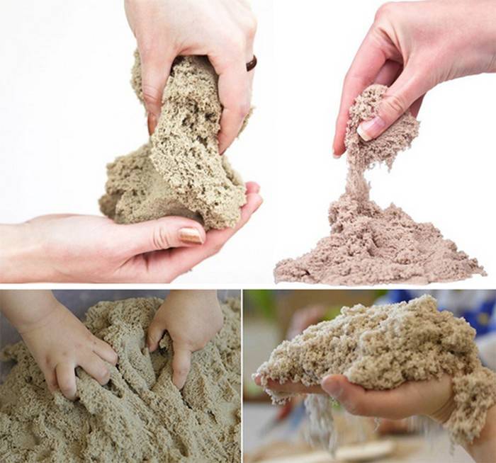 Топ-7 лучших рецептов кинетического песка