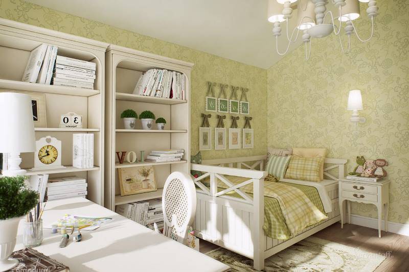 Детская комната в стиле прованс | 65 фото идей