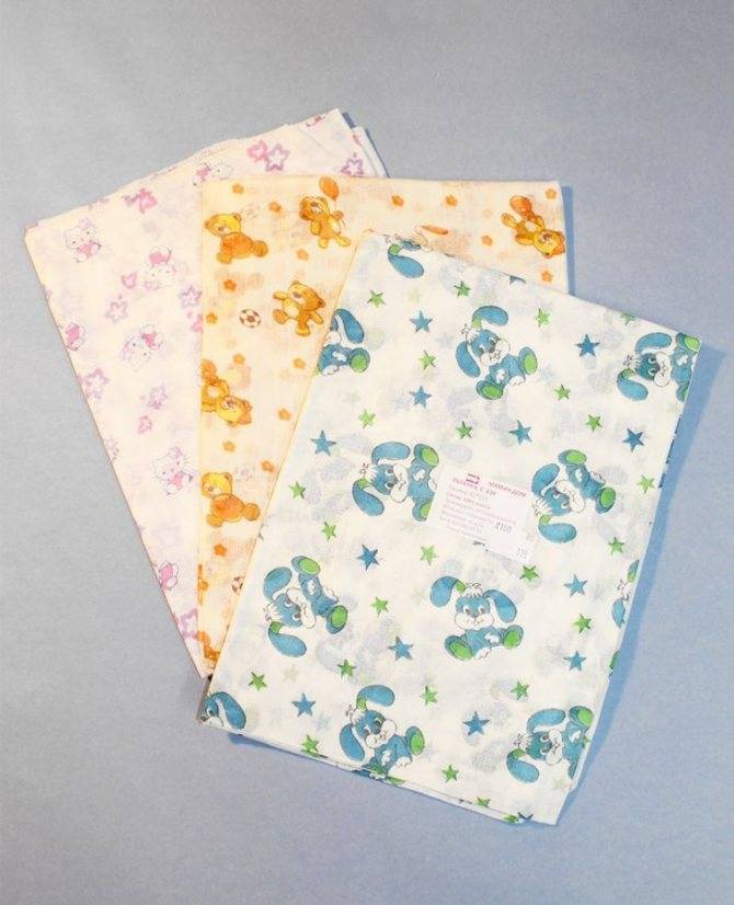 Ткань для детских пелёнок: из какого материала шьют изделия для новорожденного, какие тканевые пеленки лучше