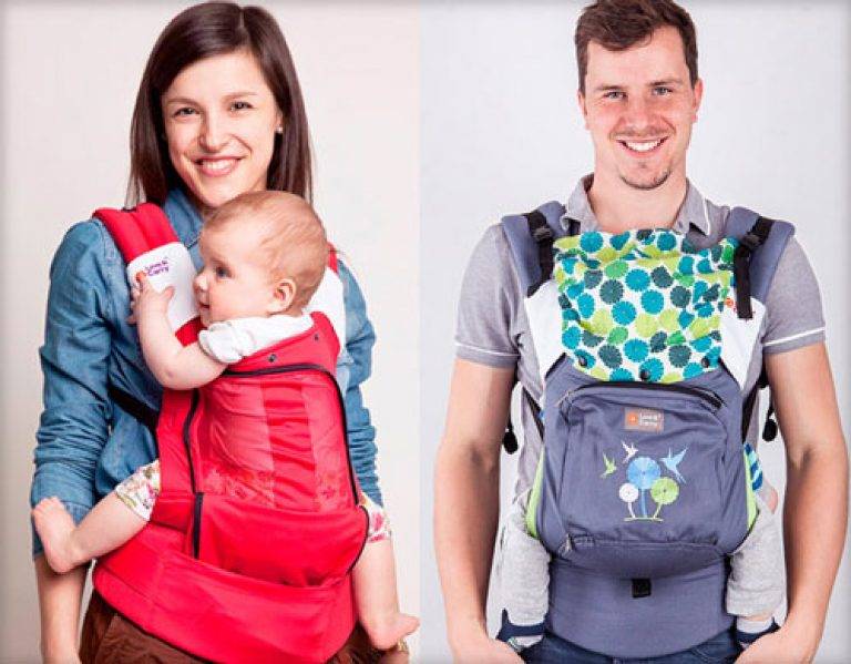 Эрго рюкзак для переноски ребенка: лицом вперед, на спине, с какого возраста