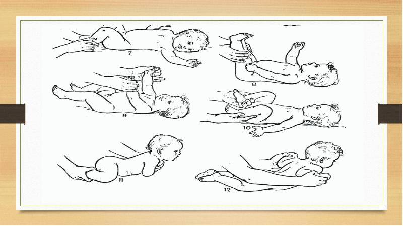 Как правильно делать массаж детям 3 до 6 месяцев