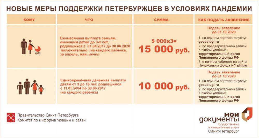 Выплата 5000 рублей детям до 3 лет: пошаговая инструкция с фото