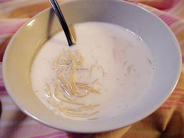 Молочная вермишель: рецепт для детей — варим суп-лапшу на молоке