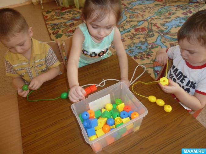 Сенсорное развитие детей 3-4 лет через дидактические игры (дошкольного возраста)