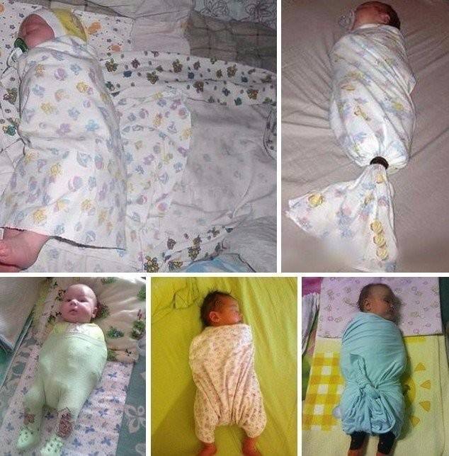 Как отучить ребенка от пеленания перед сном