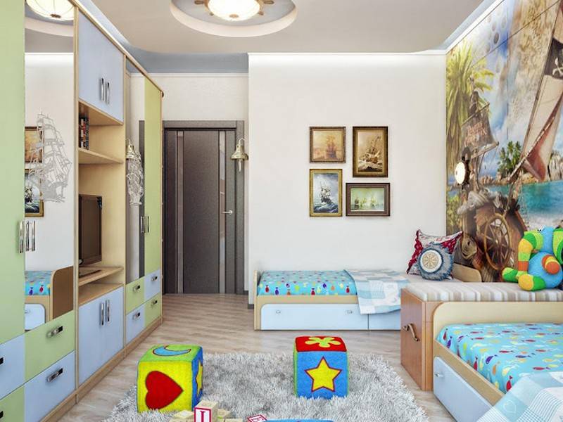 Как обустроить детскую комнату площадью 10 квадратов, выбор стиля и размещение мебели - 36 фото