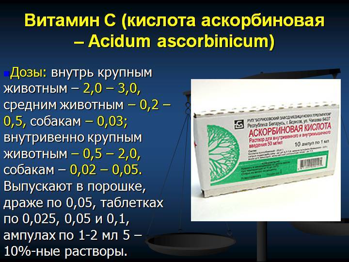 Аскорбиновая кислота (витамин с): основные свойства и польза при простуде и гриппе