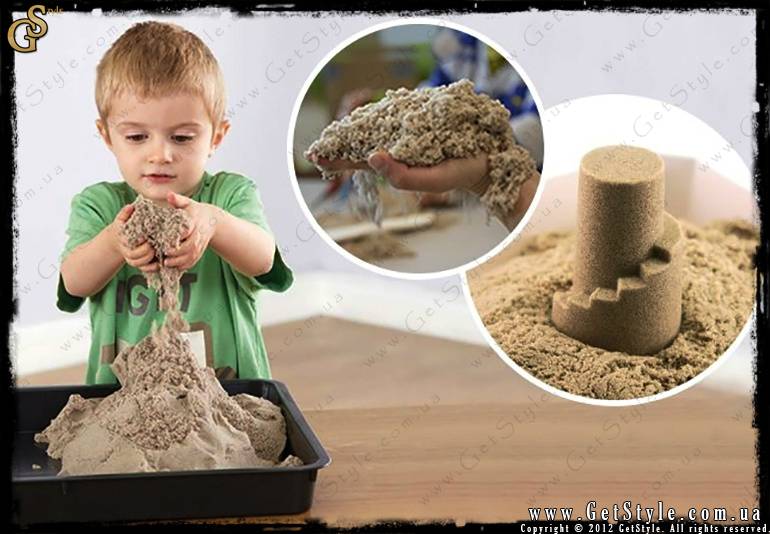 Как делается кинетический песок