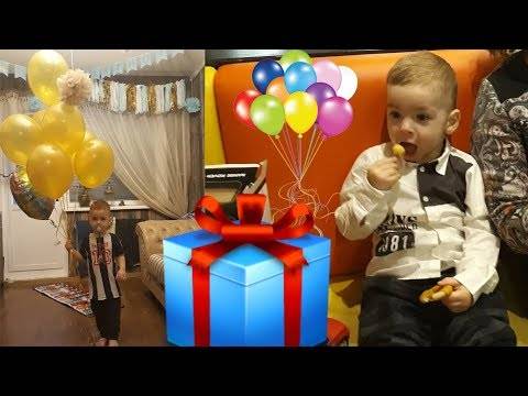 Что подарить мальчику 3 года на день рождения?