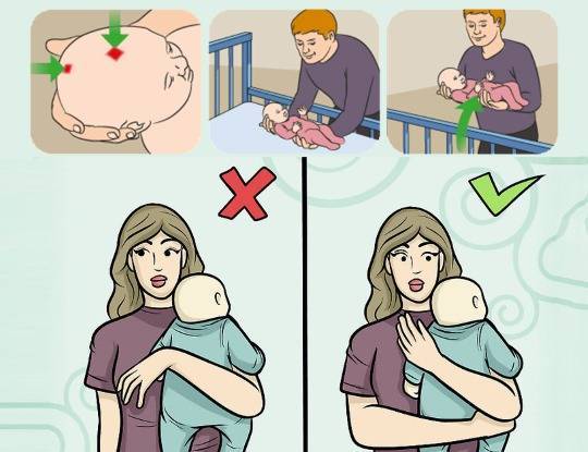 Как правильно держать новорожденного: на руках, во время кормления, при купании: 5 главных правил