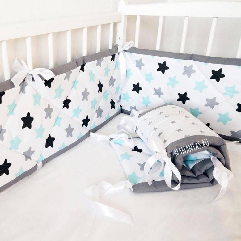Детская кроватка с мягкими бортиками — пошаговая инструкция по пошиву бортов и идеи дизайна (85 фото)